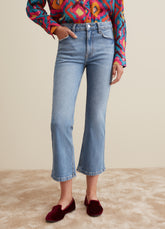 Ovs Flare-Fit Cropped Jeans